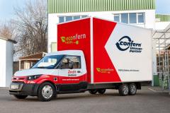 confern electric vehicle used for moving services